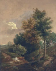 Der Rand eines Gemeindelandes, ca. 1815